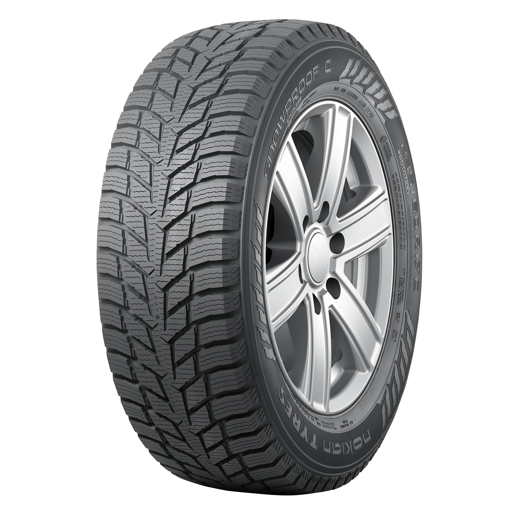2x pneumatika 195/65R16C NOKIAN SNOWPROOF C 104/102 T