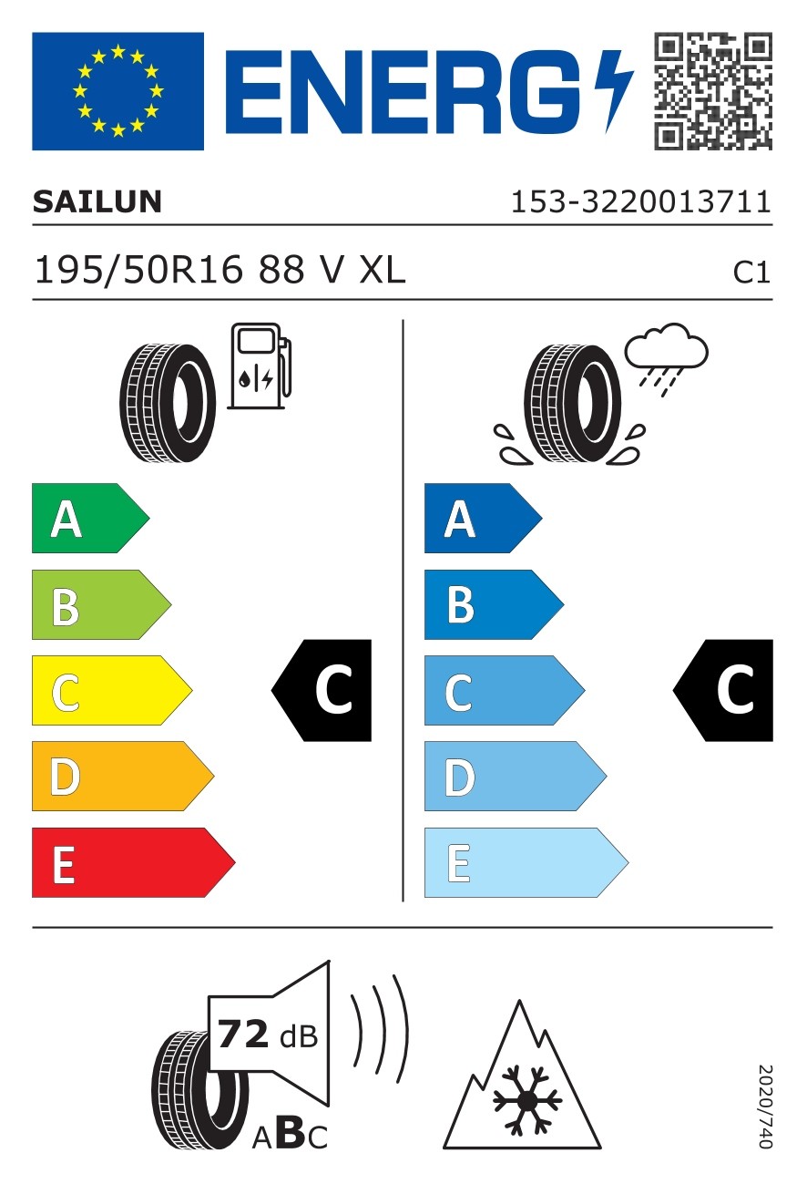 2x pneumatiky 195/50R16 SAILUN ATREZZO 4 SEASONS 88 V