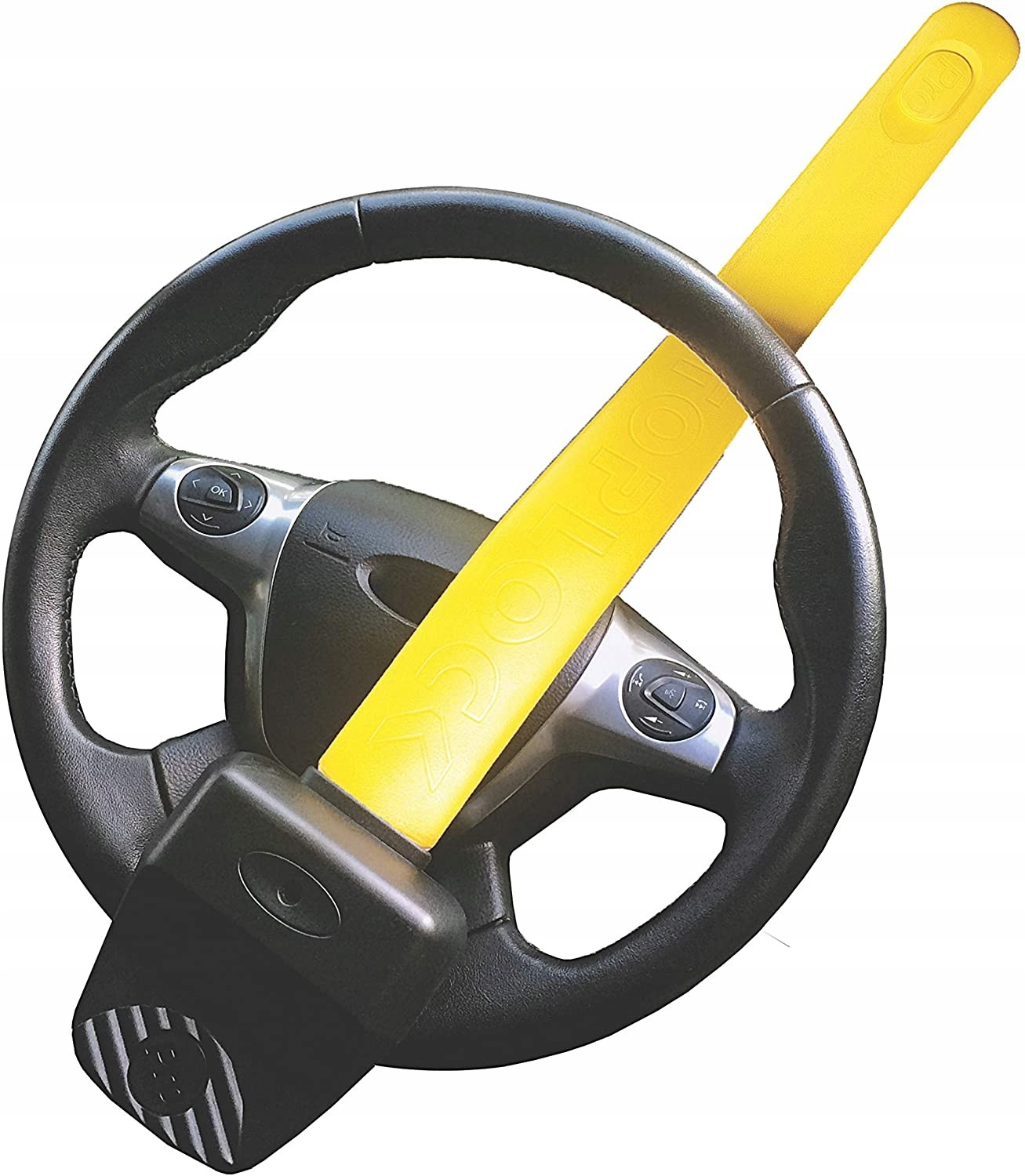 Zámok volantu - Uzamknutie automobilu na volante