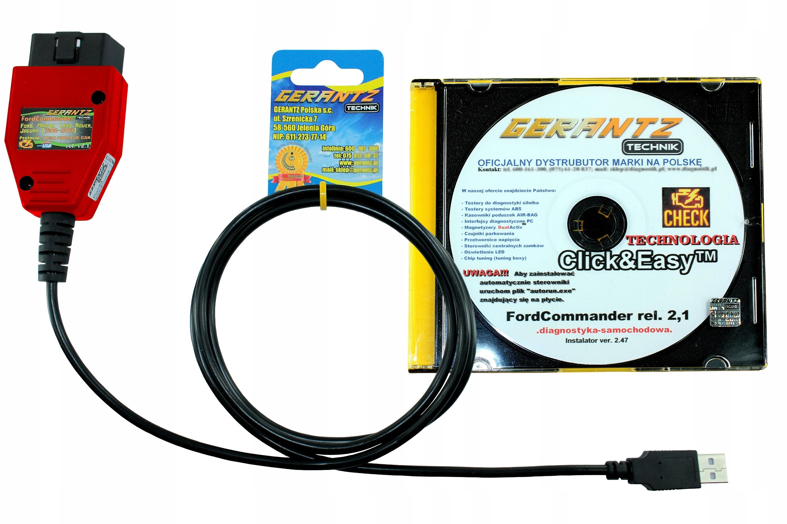 Ford Command+ VCM rozhranie, IDS Mazda, Jaguar-Win10