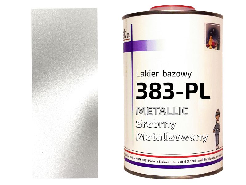 Základné laky strieborné svetlo kovové 383 ráfikov 1 l