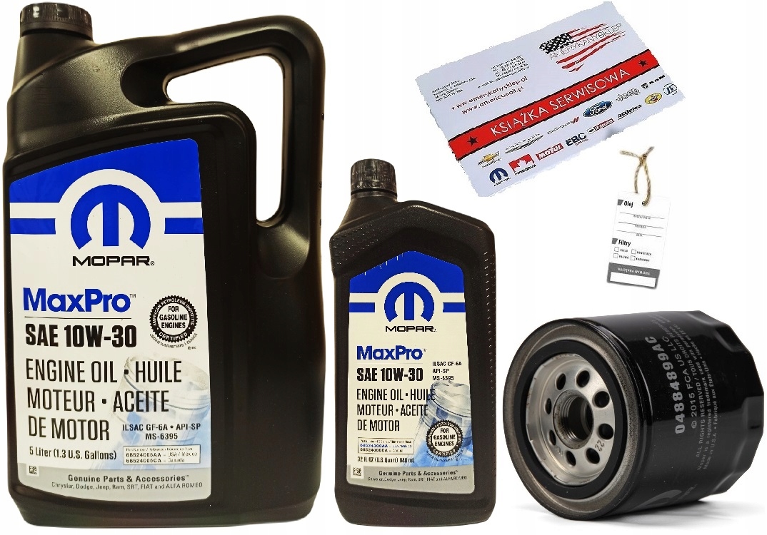 Mopar 10W30 6L + MO-899 / PH2 Filter + Freebies