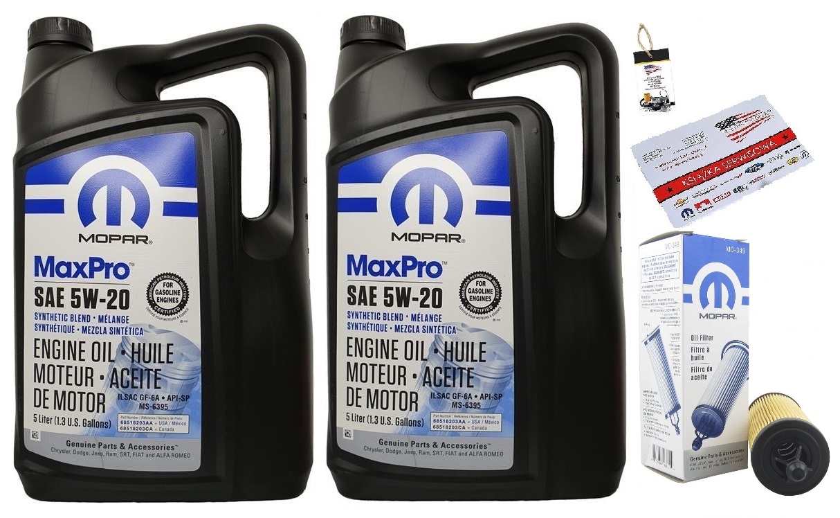 Mopar 5W20 10L + filter 68191349ab /MO-349 + zadarmo