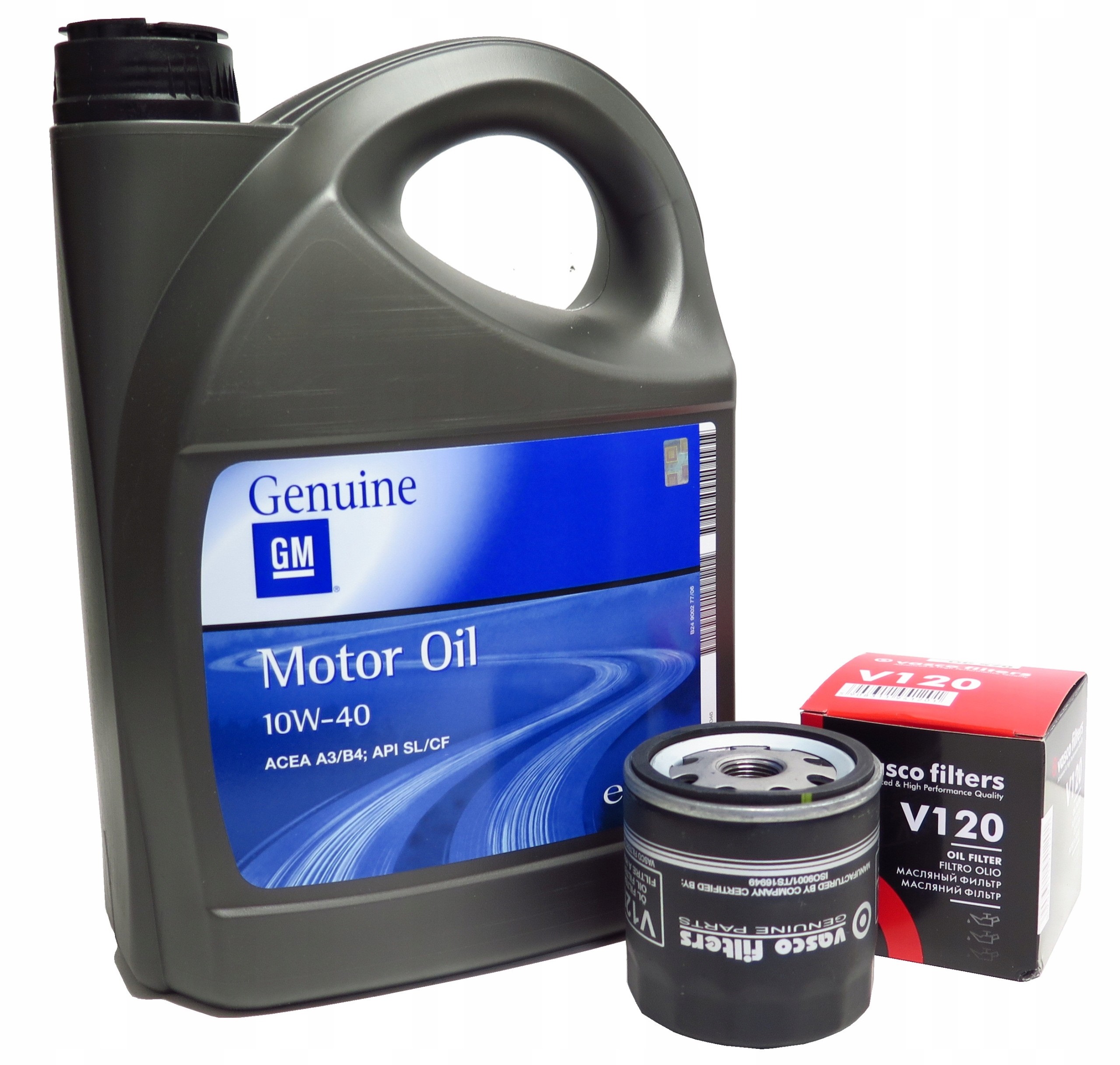 Olej GM 10W-40 5L + Astra Corsa Vectra Filter