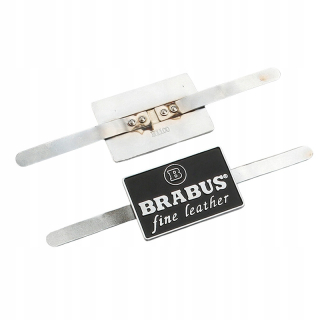 1 kovové logo autosedačky pre Brabus