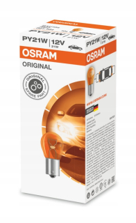 Žiarovky - 10x OSRAM Originginal PI21W Bubble 12V 7507