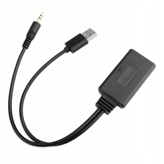 12-kolík aux v adaptéri s 3,5 mm USB zástrčkou