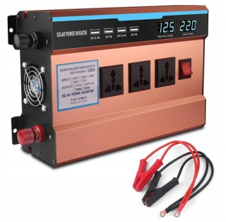 Konvertor do auta 12V 220V 3000 W Pure Sine Wave Inverter