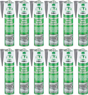 12x lepiace tesnenie hmotnosť 310 ml šedá búcha