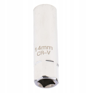 Sviečkový kľúč - 14 mm tenkostenná 3/8 "12-bodová jednotka