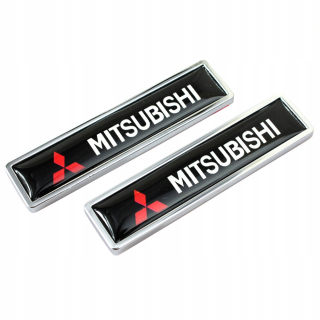 Nálepka na 2 počítače pre stojan na automobil Mitsubishi