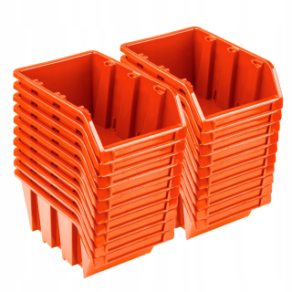 Box, organizér - Kontajnery na semináre sada 20 ks NP12 Orange