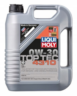 2362/lqm olej LQM 0W-30 Toptec 4310 5L 2362