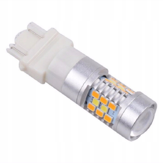Žiarovky - 28 LED 2835 P27W/7W 3157 Canbus White Orange