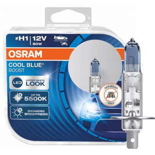 Žiarovky - 2x Osram H1 5500K Cool Blue Hyper White Look Xenon