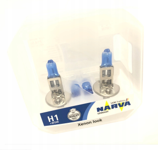 Žiarovky - 2x H1 + 2x W5W Narva Power White 4500K 85W