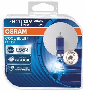 Žiarovky - 2x H11 Osram Xenon Look 5000K Cool Blue Hyper +50%