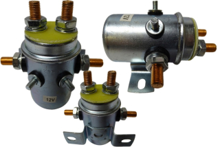 Naviják na offroad - 2x Strong Solenoid Winner Relay 12V 300A