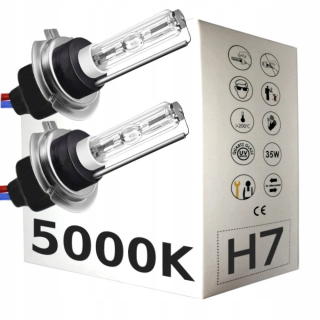 Žiarovky - 2x H7 5000K Burner Xenon Metal Golier