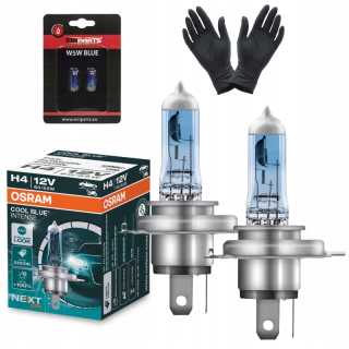 Žiarovky - 2x Osram H4 Cool Blue Intense NextGen +W5W Žiarovka