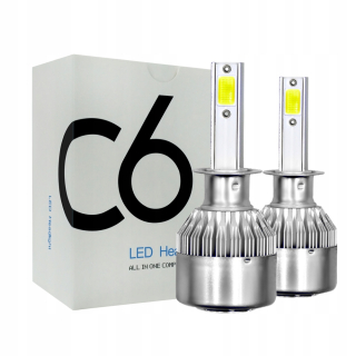 Žiarovky - 2x žiarovky H1 C6 LED Strong 7600LM 72 W SPRAVA 24H