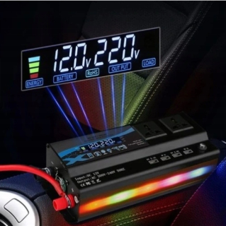 Invertor do auta 3000 W 12V až 220 Čistý menič sínusovej vlny