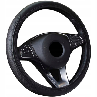 Poťah na volant - 38 cm automobilový kryt volanta vláknitá mena