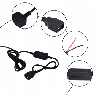 Tester, skúšačka autobatérií - 3A Modul prevodníka 12V na 5V DC Vstupný signál