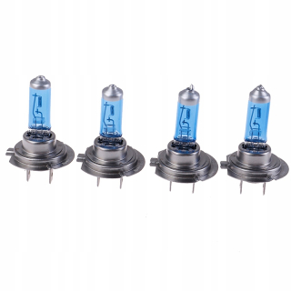 4 ks. Halogénová žiarovka H7 8500K 12V 100W