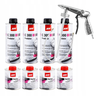 4 x App Predator Polyuretán C300 + PISTS Coating