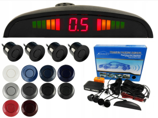 Parkovacie senzory - 4x Sada parkovacích snímačov Partronic LCD 11Kol.