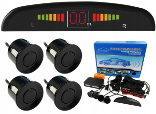 Parkovacie senzory  - 4x parkovacie senzory Partronic LED LCD