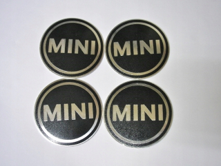 4x nálepky na logo známky 50 mm mini