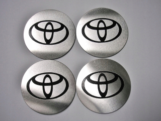 4x nálepky na logo pečiatka 58 mm Toyota