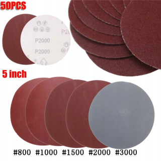 50 kusov 5 "Arrasívny papier 120 mm kefový list