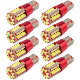 Žiarovky - 8x žiarovka 57 LED W5W SMD T10 CANBUS Can Bus