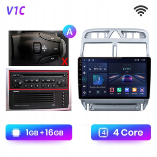 Rádio pre Peugeot 307 307cc 307Sw 2002-2013