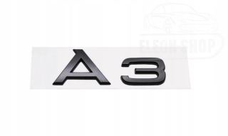 A3 EMBLEM LOGO STUNK STAKNÁ PRIPRAVA AUDI A3 BLACK