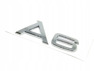 A6 Emblem Stamp Audi C5 C7 C8 na zadnej klapke