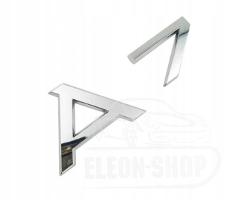 A7 EMBLEM LOGO STUNK STAKNÁ PRÍPRAVA AUDI A7 Chrome Zad