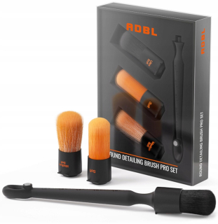 ADBL okrúhle detailové kefy sada 3 kefy