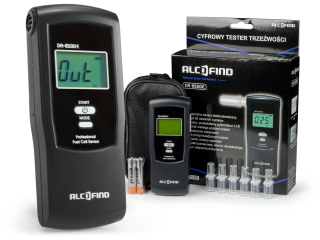 Breathalyzer DA 8500E +100 Kalibrácia náustkov Alcofind