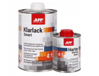 Aplikácia Acryl Klarlack Smart 4: 1 Pôst 2-3 hodiny