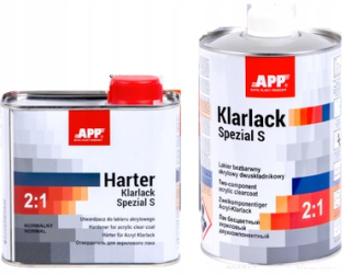 App Acryl Klarlack Spzie S 2: 1 s 22,5 -klitrovým efektom