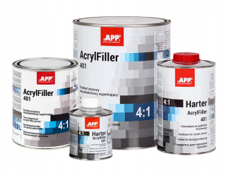 App akrylfiller 401 4: 1 Foundation Foundation Black 5.0L