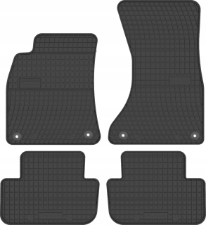 Gumové rohože do auta - Audi A4 B8 / Audi A5 Gumové koberce + zátky