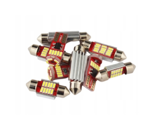 Žiarovky - Audi A5 LED súprava pre interiér 12 ks 6000K biela