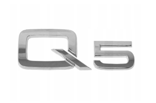 Audi Emblem Q5 nápis Chrome pečiatka