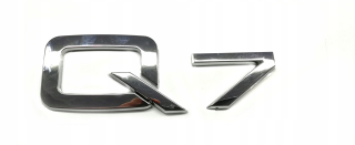 Audi Emblem Q7 nápis Chrome pečiatka