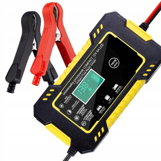 Klinový remeň kosačky - Automatický usmerňovač batérie LCD 12V / 6A